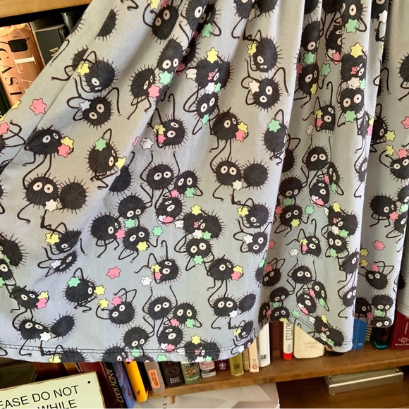 Studio Ghibli Her Universe Spirited Away Soot Sprite Fit&Flare Dress, size XS - Picture 4 of 6